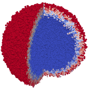 Idealized Inertial Confinement Fusion (ICF) Simulation