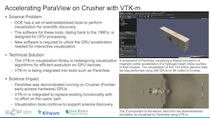 Accelerating ParaView on Crusher